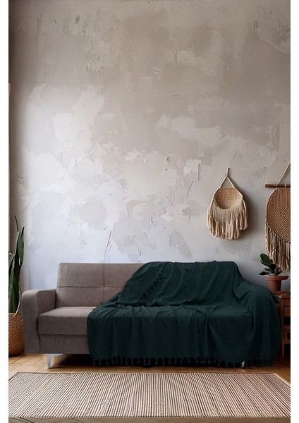 Pamuklu Kaymaz Koltuk Çekyat Örtüsü&koltuk Şalı 170X210