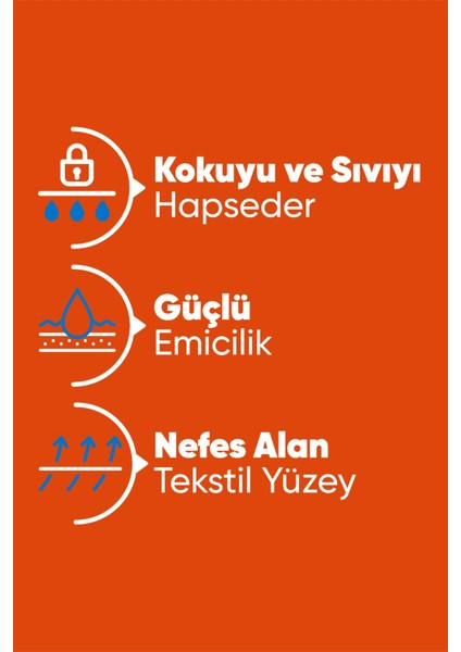 Medium Emici Külot Bez 30 Adet - 2XL Vücut Temizleme Havlusu 50 Yaprak