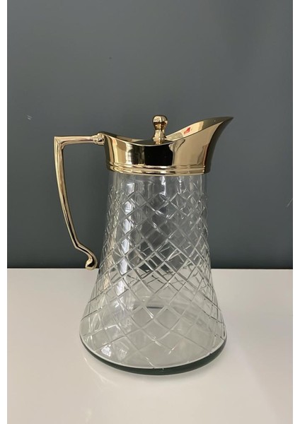 Jug Sürahi Gold 18X15,5X23,5 cm