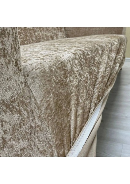 Riseler Kadife 3 Kişilik Koltuk Örtüsü Lastikli Kanepe Örtüsü Lastikli Koltuk Örtüsü Koltuk Kılıf modelleri