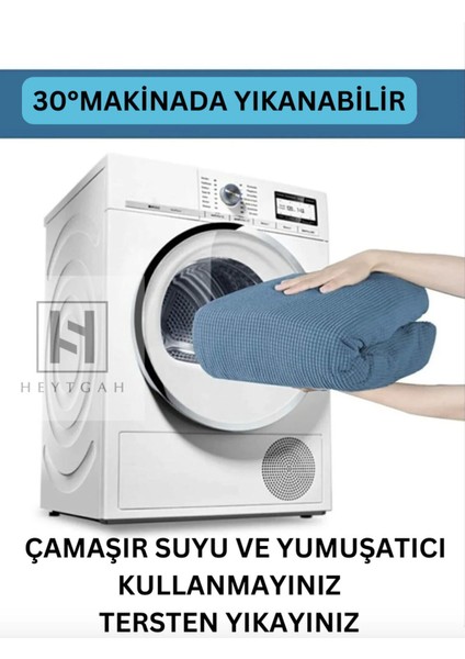 Bürümcük Köşe Koltuk Örtüsü Standart Lastikli Etekli L Koltuk Takımı