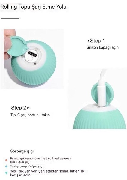 Akıllı Yuvarlanan Top Kendi Kendini Iyileştiren Isırmaya Dayanıklı Sıkıcılığı Giderici Top Kedi (Yurt Dışından) fiyatları
