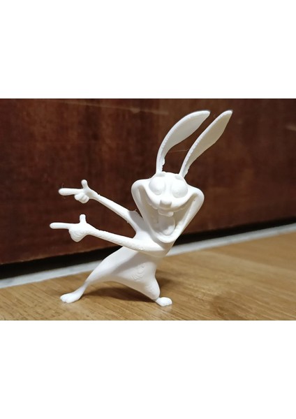 FORMISTA3D Çılgın Tavşan Figürü