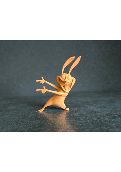FORMISTA3D Çılgın Tavşan Figürü