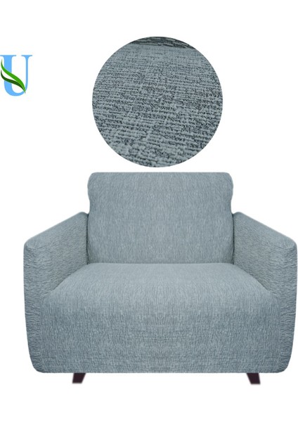 Jakarlitek Tek Kişilik Koltuk Örtüsü, Berjer Kılıfı Ağaç Kabuğu (Çubuk) Desen