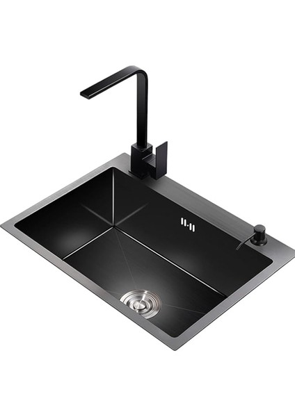 Kare Siyah Mutfak Evye Bataryası modelleri