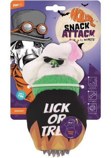 Halloween Ghost Snack Attack Köpek Oyuncağı