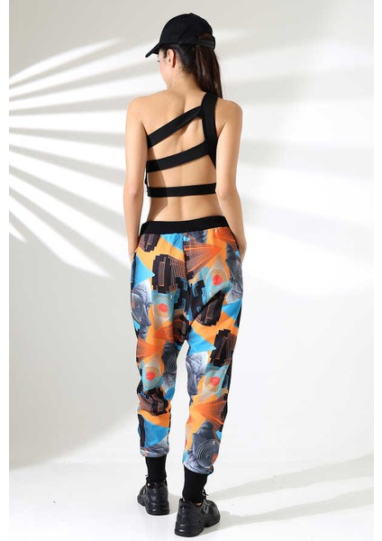 Kadın Karışık Desenli Hiphop Sokak Stili Eşofman Altı Tt 801 fiyatları