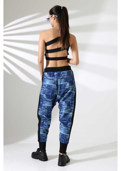 Kadın Karışık Desen Yarım Şalvar Sokak Stili Eşofman Altı Lz 003 fiyatları