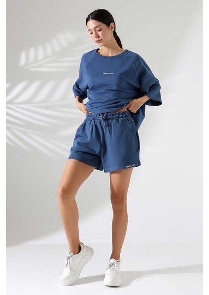 Kadın Indigo Tişört Şort Takım Msc 2078 indirimleri