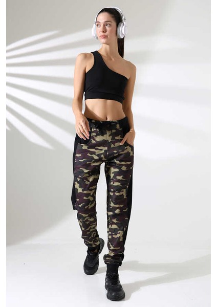 Kadın Kamuflaj Sokak Stili Eşofman Altı Ck 212 fırsatları