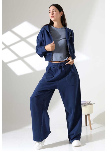 Kadın Soft Indigo Eşofman Altı Msc 310ALT
