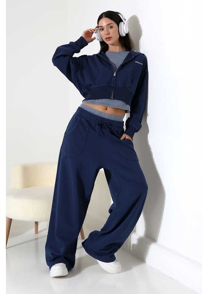 Kadın Soft Indigo Eşofman Altı Msc 310ALT