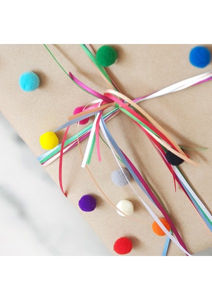 Peluş Ponpon, 1. 5 cm 200 Adet Beyaz modelleri