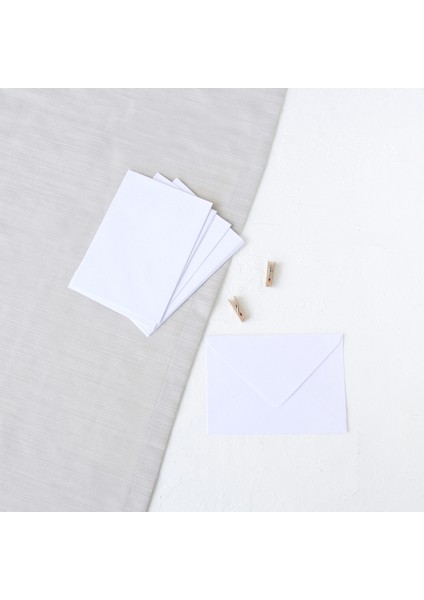 Beyaz Standart Zarf, 13X18 cm 10 Adet