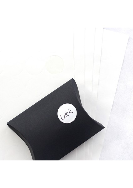 Sticker, Yuvarlak, 3.2 cm Beyaz