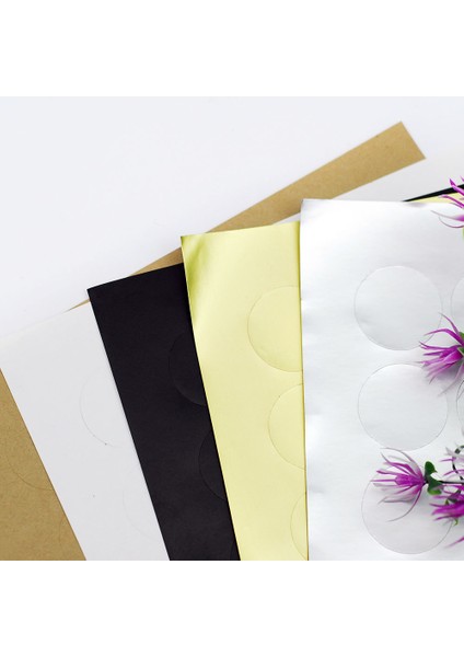 Sticker, Yuvarlak, 3.2 cm Beyaz indirimleri