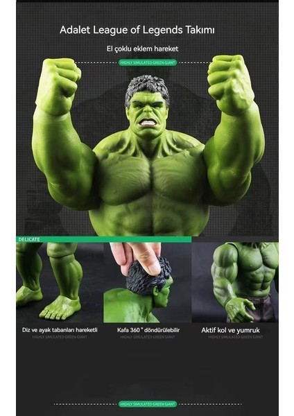 Yenilmezler Hareketli Hulk Figürü (Yurt Dışından)