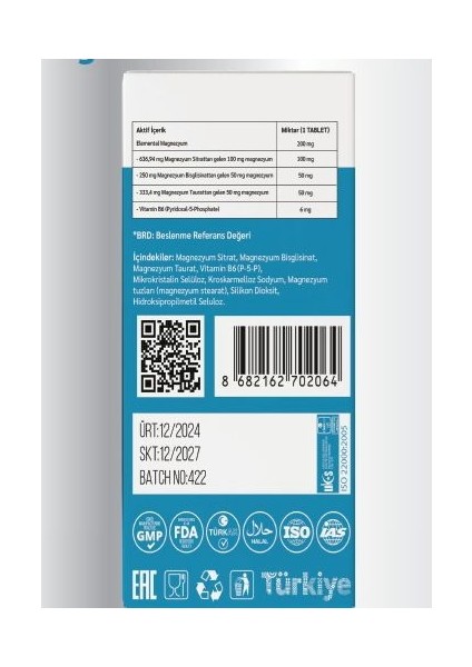 MAGNESIUM PRO + B6 VİTAMİN