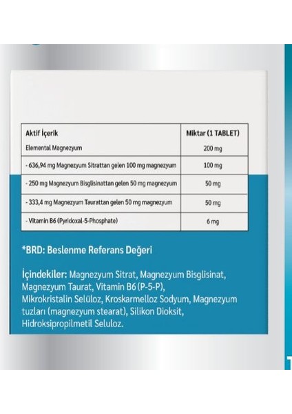 MAGNESIUM PRO + B6 VİTAMİN