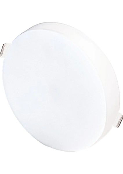 CT-5662 X-Plus Slım LED Panel Armatür Yuvarlak Sıva Altı Sıcak Beyaz Işık 25W Metal Kasa 3200K