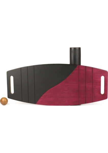 Siyah/kırmızı Denge Tahtası Balance Roller Board Çift Fonksiyonlu Sörf Eğitim Tahtası Kaykay Eğitim Tahtası fırsatları