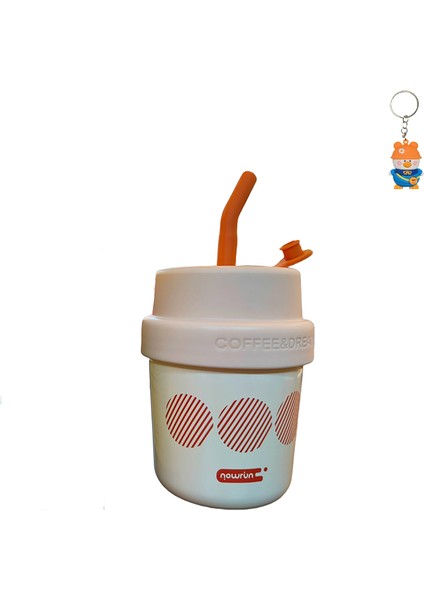 Pipetli Termos Fincan Kızlar Kompakt Taşınabilir Kahve Fincanı Mini Su Isıtıcısı Su Fincanı (Yurt Dışından)