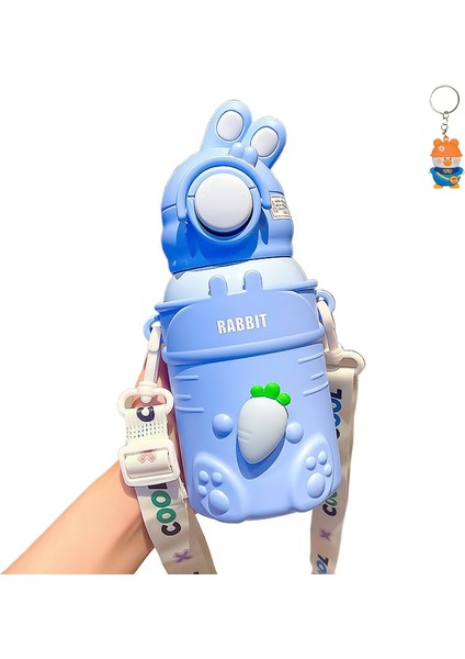 Çocuk Termos Bardağı 316 Yalıtımlı Su Isıtıcısı Seyahat Termos Bardağı Pipetli Bardağı Öğrenci Termos Bardağı Termos Bardağı (Yurt Dışından)
