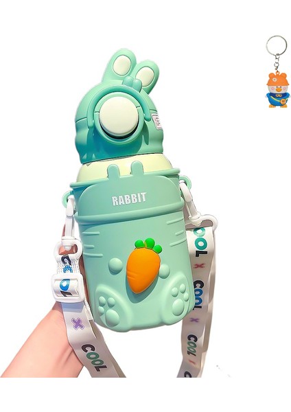 Çocuk Termos Bardağı 316 Yalıtımlı Su Isıtıcısı Seyahat Termos Bardağı Pipetli Bardağı Öğrenci Termos Bardağı Termos Bardağı (Yurt Dışından)