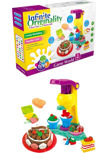 Çocuklar El Yapımı Dıy Yaratıcı Çamur Oyuncak (Yurt Dışından)