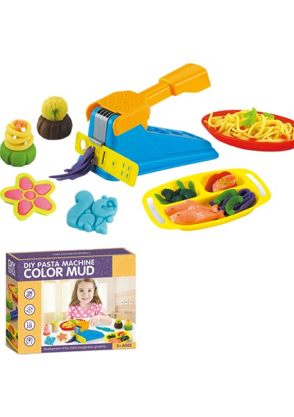 Çocuklar Için Dıy Hamur Presleme Makinesi El Yapımı Yaratıcı Kil Oyuncak (Yurt Dışından)