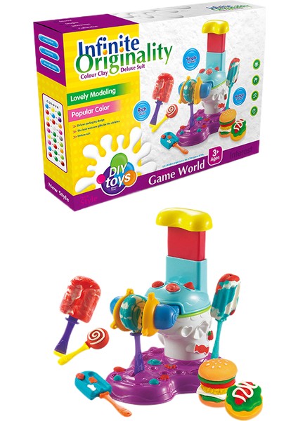 Çocuklar Için Eğlenceli El Yapımı Dıy Yaratıcı Kil Oyuncak (Yurt Dışından)