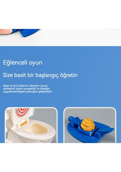 Yaratıcı Mini Tuvalet Yeni Garip Eğlenceli Projeksiyon Oyun Oyuncak (Yurt Dışından)