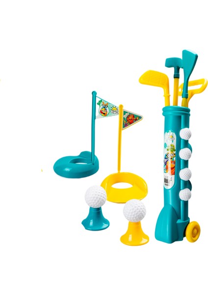Çocuk Ebeveyn-Çocuk Spor Golf Takımı Interaktif Oyuncak (Yurt Dışından)