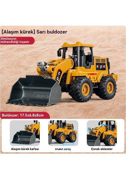 Simülasyon Mühendislik Araba Alaşım Kürek Çocuk Mühendislik Arabası Eğitici Oyuncak (Yurt Dışından)