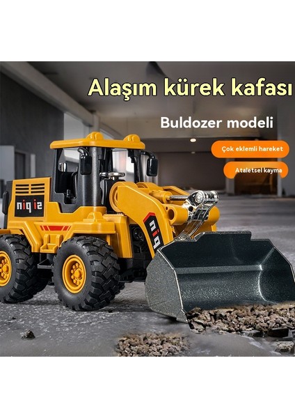 Simülasyon Mühendislik Araba Alaşım Kürek Çocuk Mühendislik Arabası Eğitici Oyuncak (Yurt Dışından)