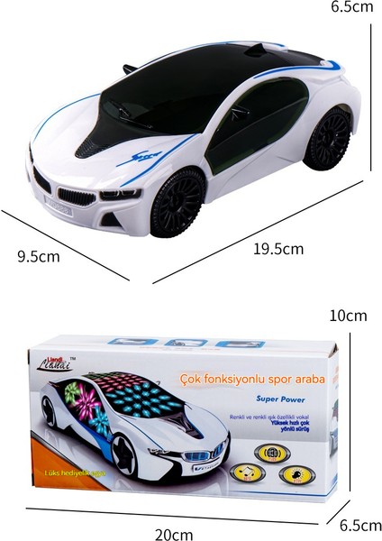 Evrensel 3D Işık Müzik Araba Modeli Çocuk Oyuncak (Yurt Dışından)