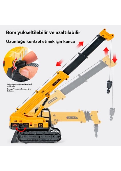 Çocuk Simülasyon Mühendisliği Araba Atalet Vinç Modeli Oyuncak (Yurt Dışından)