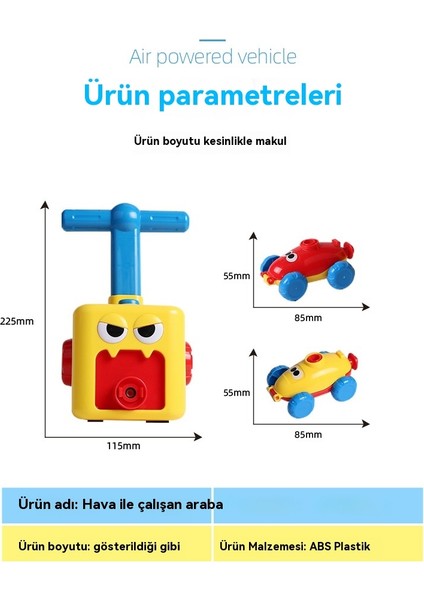 Çocuklar Aerodinamik Bulmaca Basın Balon Araba Araba Oyuncak (Yurt Dışından) indirimleri