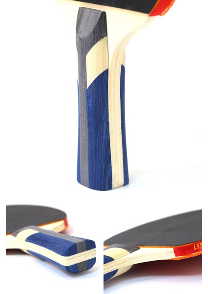 4lü Çantalı Masa Tenisi Raketi Seti Amatör Başlangıç Seviye Maç Raketi 2 Raket 2 Top indirimleri