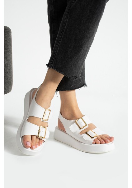 Adel Dolgu Taban Kadın Sandalet Hafif Yazlık Ayakkabı Rahat Taban modelleri