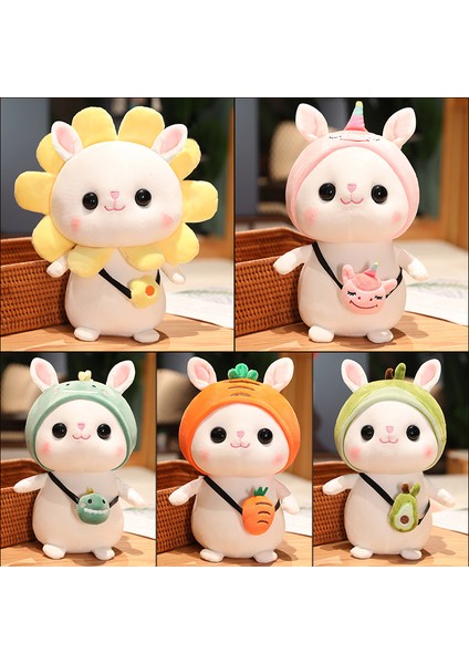 Sun Bunny Peluş Oyuncak Bebek Tavşan Bebek Çocuk Hediyesine Dönüştürüldü Sevimli Yaratıcı Tavşan (Yurt Dışından) modelleri