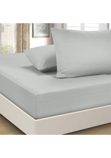 Keeplondon KLHOME611 Utopıa Fitted Tek Kişilik Çarşaf Gri