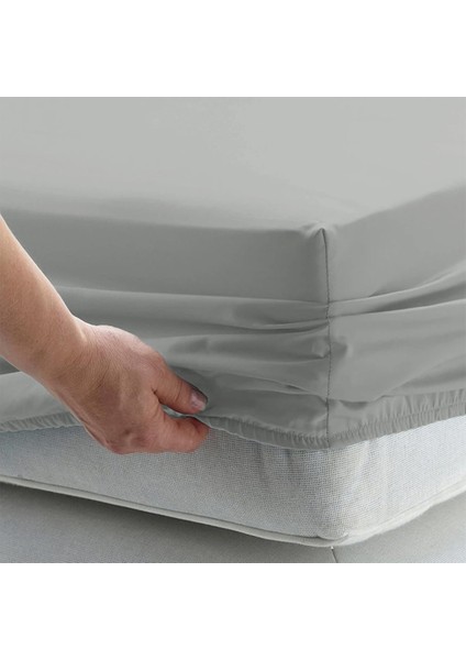 Keeplondon KLHOME611 Utopıa Fitted Tek Kişilik Çarşaf Gri