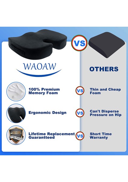 Hafıza Pamuk Ofis Osuruğu Kalınlaşmış Araba Koltuk Minderi Yeni (Yurt Dışından) modelleri