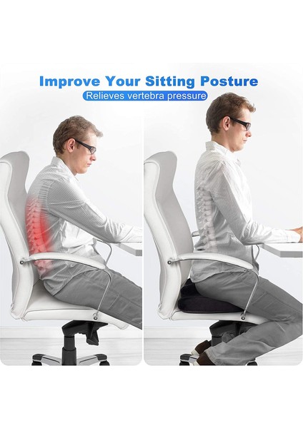 Hafıza Pamuk Ofis Osuruğu Kalınlaşmış Araba Koltuk Minderi Yeni (Yurt Dışından) fırsatları