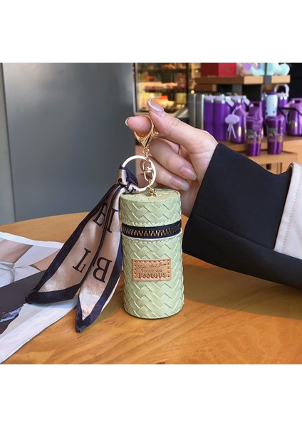 Vahşi Moda Kova Ruj Minimalist Kolye Küçük Cüzdan (Yurt Dışından)