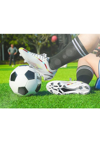 Futbol Ayakkabıları Erkekler ve Kadınlar Tf Kırık Çivi Oyunu Spor Eğitim Ayakkabıları Gençler Öğrenciler Çim Sivri Koşu Ayakkabıları Toptan (Yurt Dışından)
