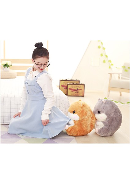 Sevimli Hamster Yastık Battaniye Araba Yastık Yorgan Çift Amaçlı Yastık Yorgan Peluş Oyuncak Bebek (Yurt Dışından) indirimleri