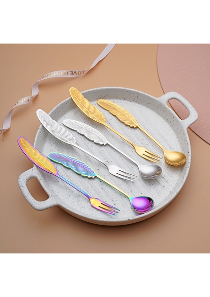 304 Paslanmaz Çelik Kaşık Yüksek Değerli Sofra Yaratıcı Tüy Kaşık (Yurt Dışından) fırsatları